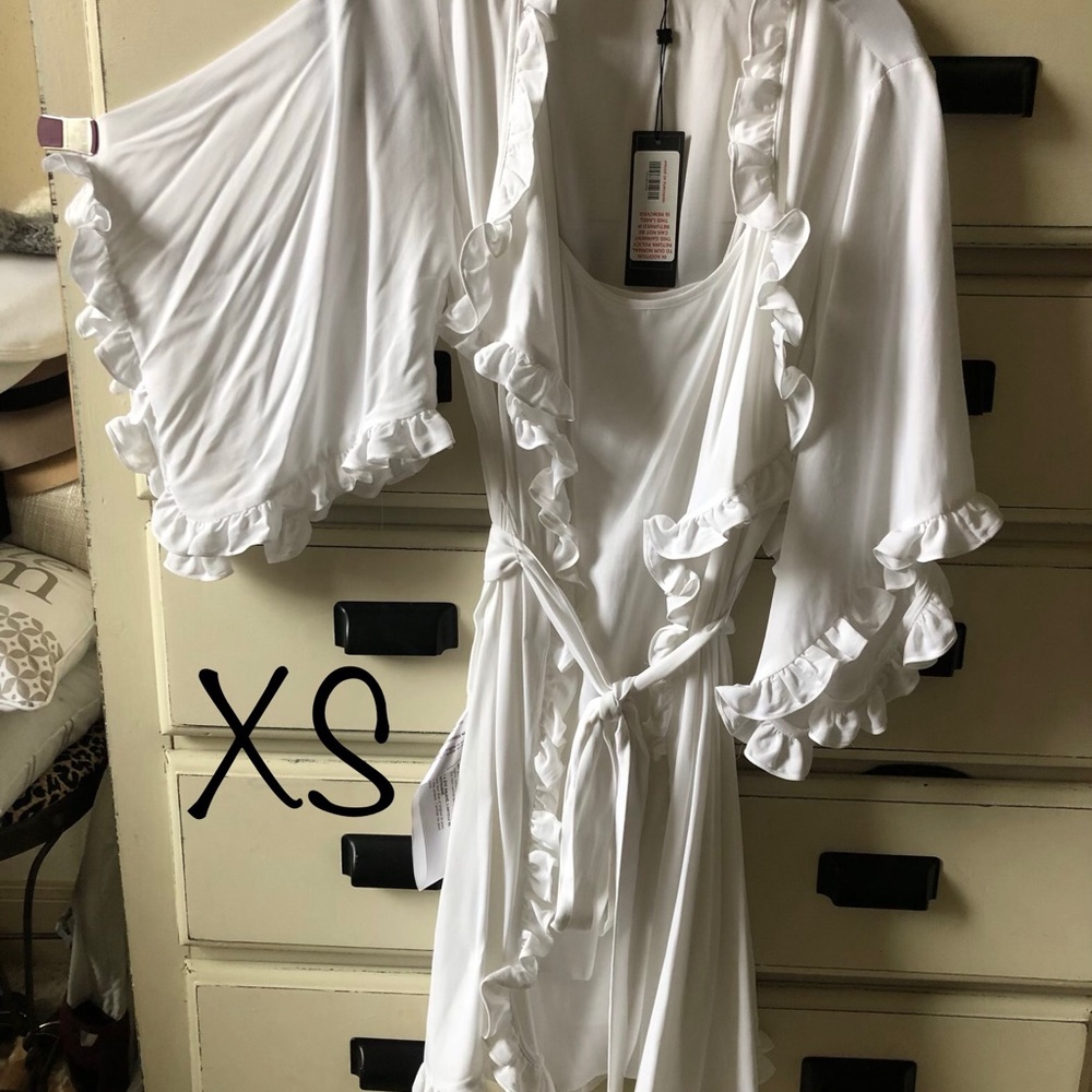 BCBG white dress NWT